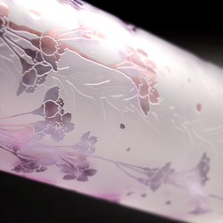 垂枝櫻花和柳樹柯林斯玻璃 第8張的照片