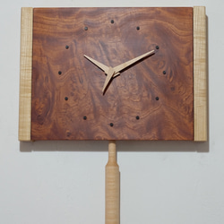 振り子時計（ケヤキ003) 4枚目の画像