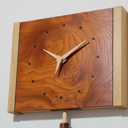 振り子時計（ケヤキ004) 2枚目の画像