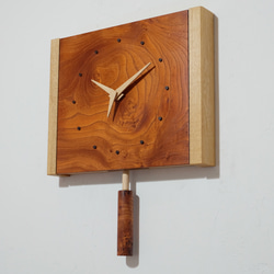 振り子時計（ケヤキ004) 4枚目の画像