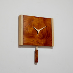 振り子時計（ケヤキ004) 3枚目の画像