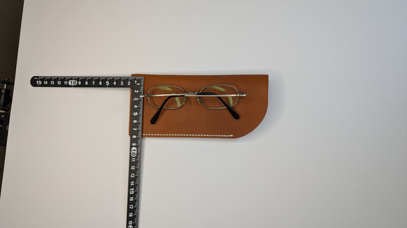 【メガネケース】ソフト レザー 本革 軽量 肉球 眼鏡ケース 5枚目の画像