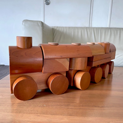 汽車つみき　玩具初のグッドデザイン受賞作　もっとも初期のヴィンテージリペア品　20%お値引き中 5枚目の画像
