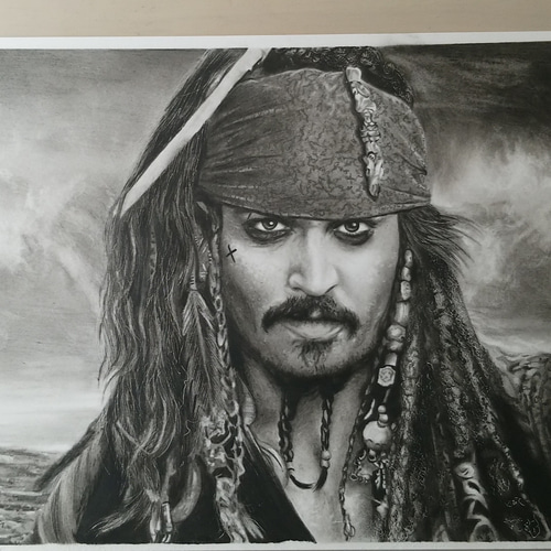 ☆鉛筆画 A4サイズ背景込【4000円】送料無料 オーダーページ