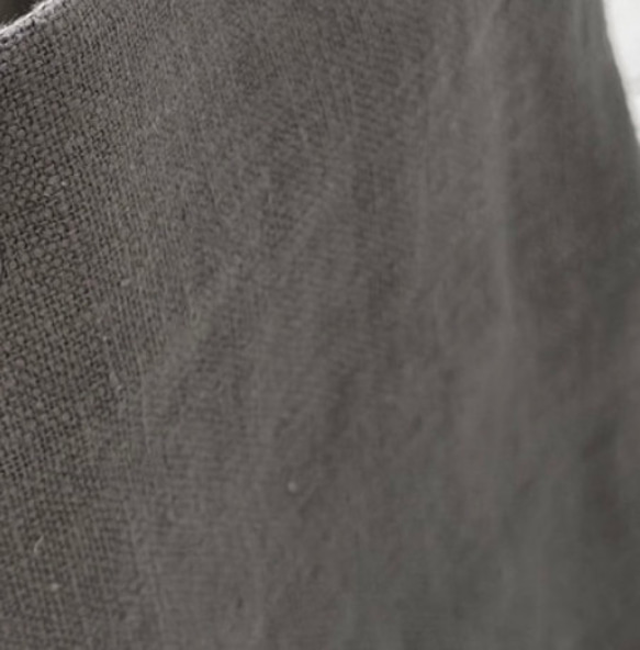 ラスト1★ 大人気の為再入荷！大人なペーズリー刺繍ミニトートバック　麻　グレー 5枚目の画像