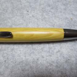 御蔵島柘植　椿油仕上げ　回転式ロングパトリオットボールペン 5枚目の画像