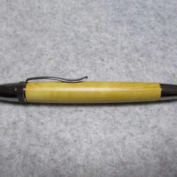 御蔵島柘植　椿油仕上げ　回転式ロングパトリオットボールペン 4枚目の画像