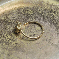 真鍮・ペリドットの指環：《ともし火の指環/Bague veilleuse》 7枚目の画像