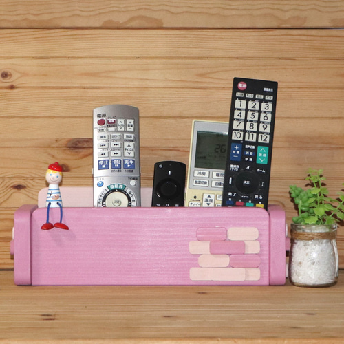 かわいい 卓上 多目的ラック(大） （パッションピンク＆フロリダピンク