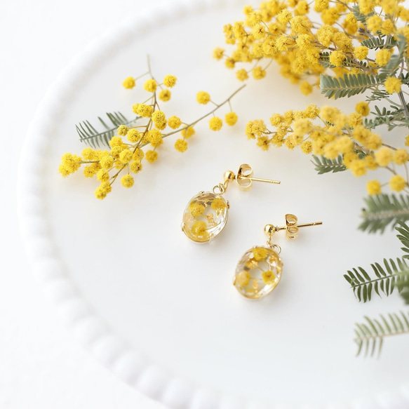 flowerJewelry  earaccessory「mimosa」 5枚目の画像