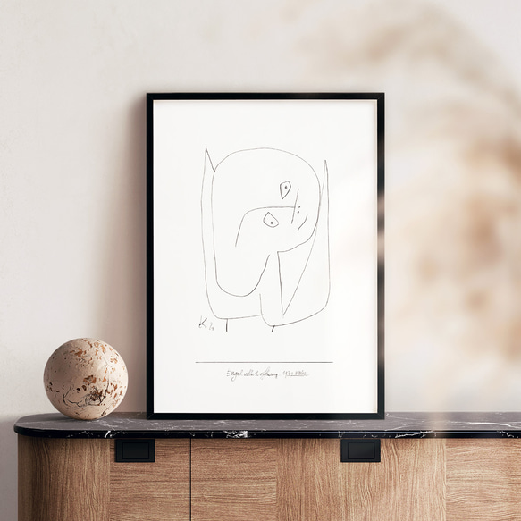 パウル・クレー 希望に満ちた天使 天使連作 アートポスター 名画 特大