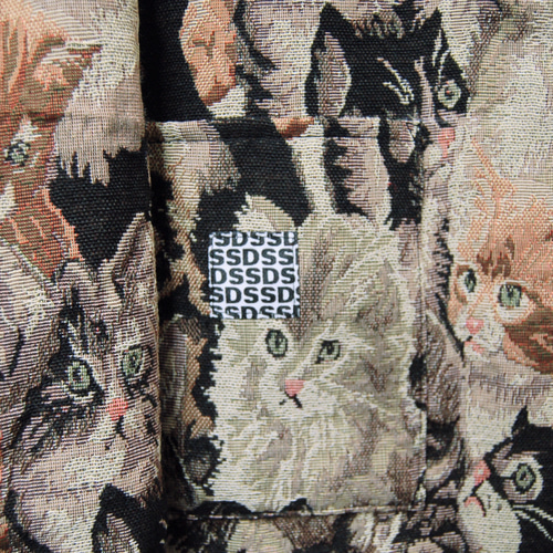 SSD猫柄 ゴブラン織り ジャケット ジャケット Hand Made :SSD 通販