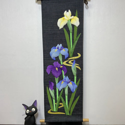 送料無料 押絵 椿タペストリー その他インテリア雑貨