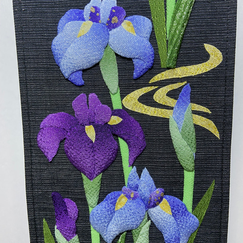送料無料 押絵 花菖蒲 その他インテリア雑貨 おたんこなす 通販