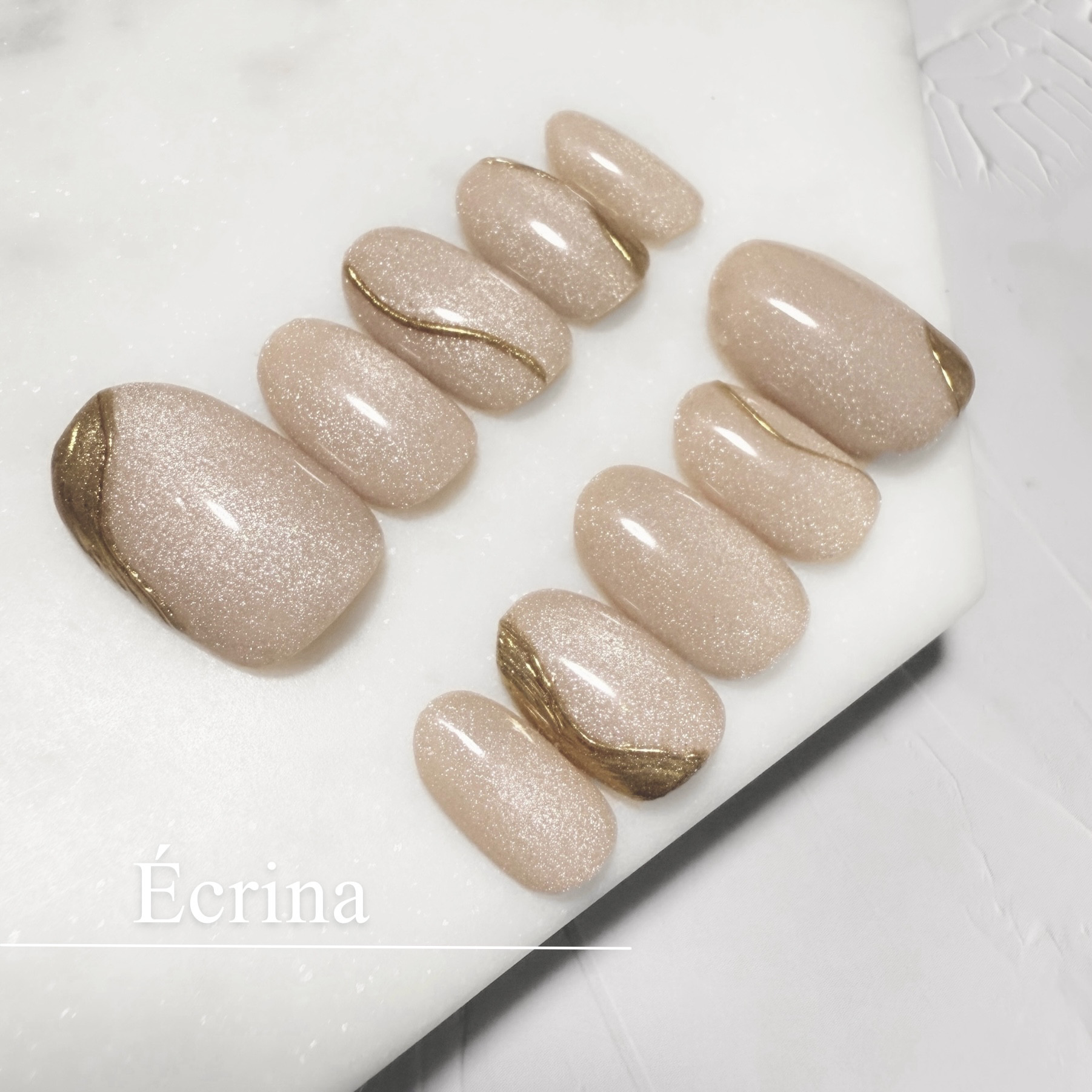 152-b ネイルチップ ニュアンスネイル マグネットネイル ネイルチップ