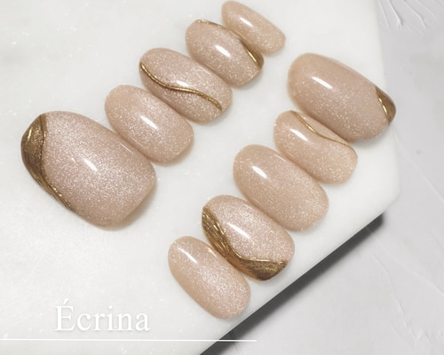 【021】ネイルチップ マグネットネイル ニュアンスネイル サイズオーダー可能 ニュアンスネイル インクネイル マグネットネイル