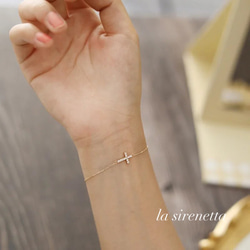 クロス ブレスレット ＊ cross bracelet 2枚目の画像