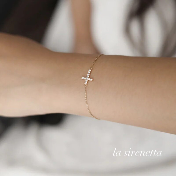 クロス ブレスレット ＊ cross bracelet 3枚目の画像