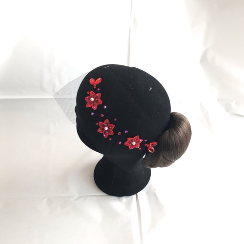 あみ様　黄色羽根付き髪飾り　マゼンタピンク♡髪飾り　イヤリング　社交ダンス 楽天市場】ヘアアクセサリー 髪飾り ヘア飾り 舞台衣装 ステージ