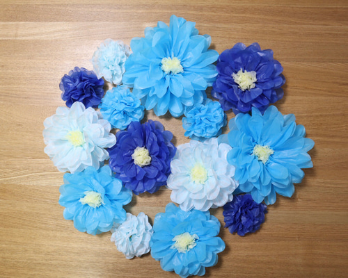 pastel様オーダー専用　ペーパーフラワー 新作】ペーパーフラワー14個セット キット ROI fiower 通販 17395089