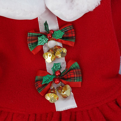 【返品送料無料】 クリスマスドレス サンタ サンタワンピース サンタ犬 ワンピース