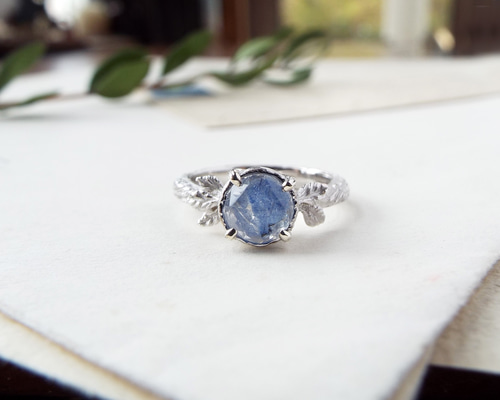 青色ストーン フラワーモチーフリング 140445009_o4.jpg?