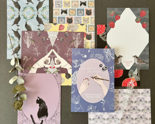 26 design letter pad vol.2 メモ帳 nemunoki paper item 通販