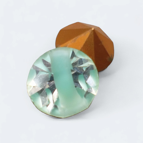 setOP有: ヴィンテージスワロフスキーGivre Turkis ターコイズギブレ