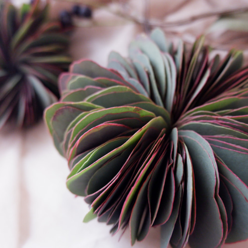 ドライフラワー　ポポラス　ミルフィーユリース　クリスマス　プレゼント　インテリア c3f0831845af269f709a6416878368