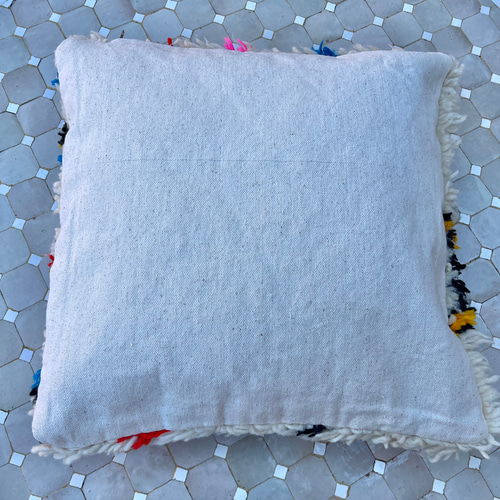 モロッコ アジラル クッション クッションカバー プフ ラグ 9