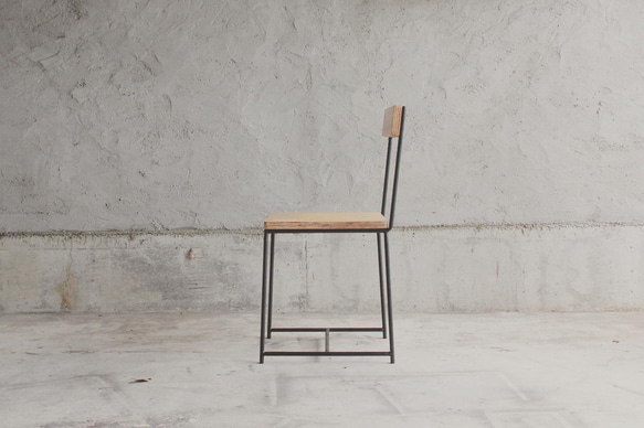 iron chair アイアン イス シンプル アンティーク(受注制作品になります) 1枚目の画像