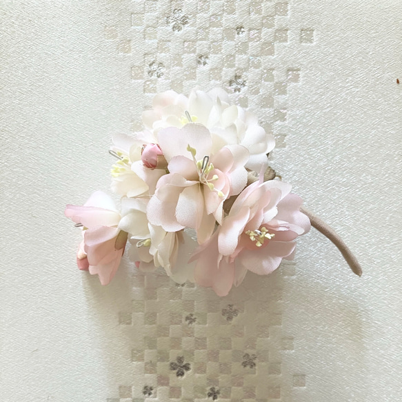 春限定】八重桜の布花コサージュミニ コサージュ artflower 通販