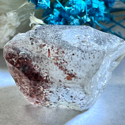 苺水晶✨　ストロベリー クォーツ　原石　ファイヤー クォーツ　ラフストーン 4枚目の画像