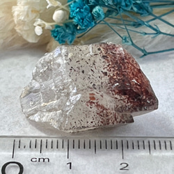 苺水晶✨　ストロベリー クォーツ　原石　ファイヤー クォーツ　ラフストーン 7枚目の画像