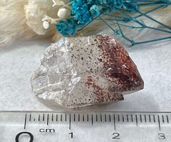 苺水晶✨　ストロベリー クォーツ　原石　ファイヤー クォーツ　ラフストーン 7枚目の画像