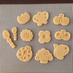 【入園入学】春の選べるアイコンミニ（3～4㎝）2個～セット　クッキー型（スタンプ付き） 4枚目の画像