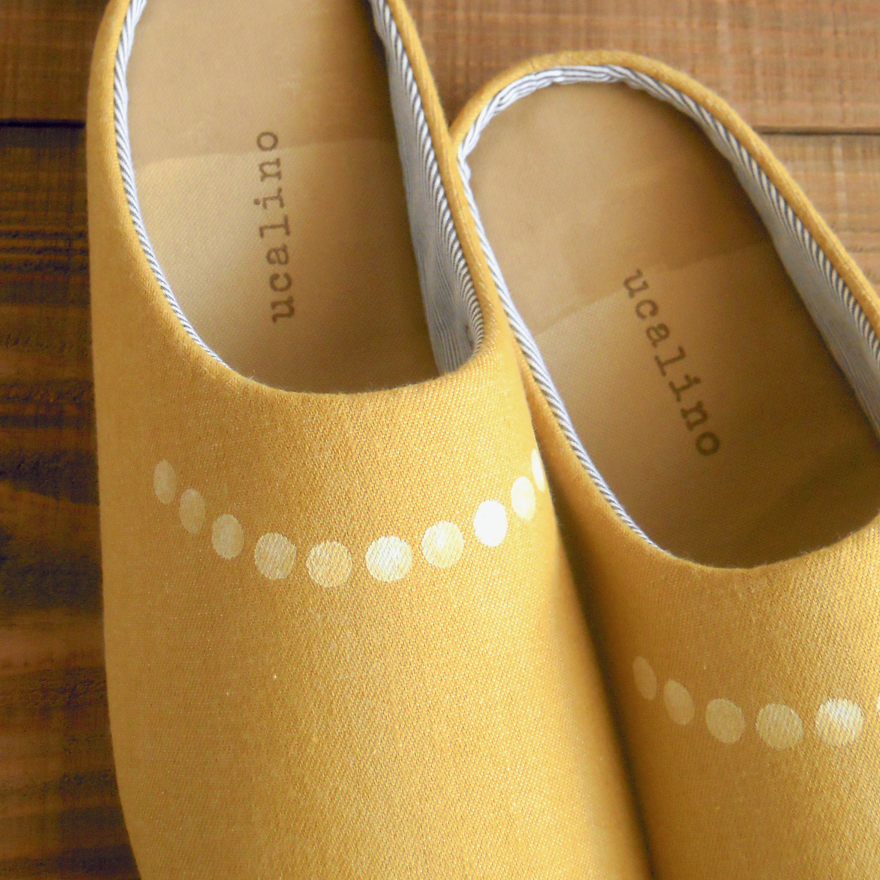 【Creema限福袋】アネモネレッドキーリング＆イエローデニムルームシューズ　／新生活、独立一人暮らし応援セット