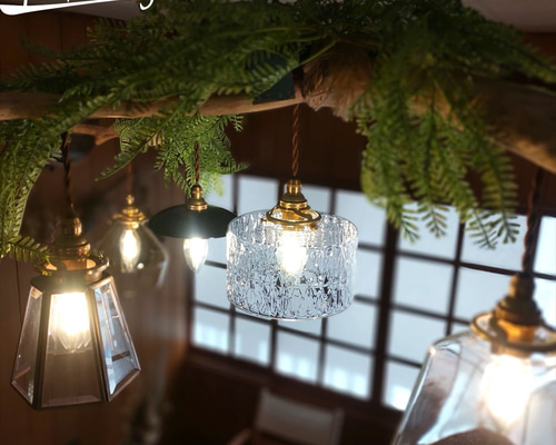 ビンテージ　アンティーク　和モダン　組木細工　照明　ランプ　ライト　インテリア 木製照明・ウッド照明・木目調の照明｜アンティーク照明