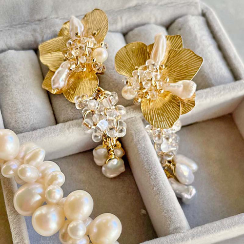 ピアス ゴールド Uライン　パーティー　結婚式　ジュエリー　アクセサリー 楽天市場】【ゴールド】ミニUラインイヤリング | CENE セネ せね