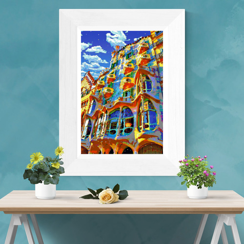 中古 訳あり ガウディ ポスター集 スペイン製 中古 訳あり ガウディ