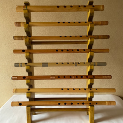 尺八 縦置き クリア その他インテリア雑貨 koubou-m 通販 16446322