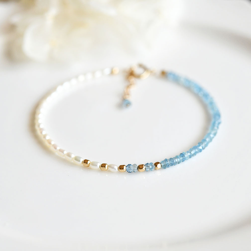 ♡トレジャーメノウのOrangeブレスレット Ω ブレスレット・バングル 