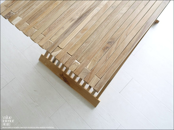 「　S様　サイズオーダーテーブル　」チーク無垢材 折畳みテーブル / JN 折畳テーブル サイドテーブル 手作り家具 3枚目の画像