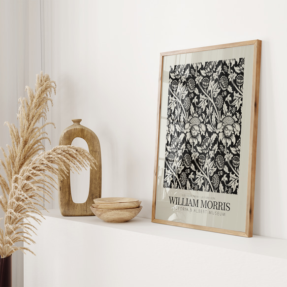 エレガント 英国スタイル 植物柄 ウイリアム モリス インテリアポスター 海外アート / 5342 4枚目の画像