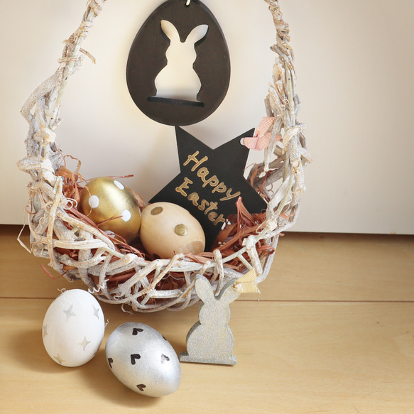 Happy Easter Basket ★ chic color 2枚目の画像