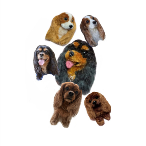 うちの子 オーダー 愛犬 愛猫 刺繍 パンチニードル 犬 猫