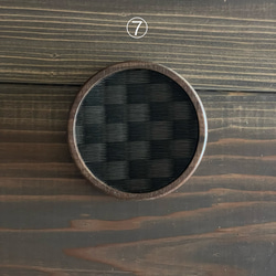 畳のコースター　PREMIUM　　市松模様 ⑦〜⑫ 4枚目の画像