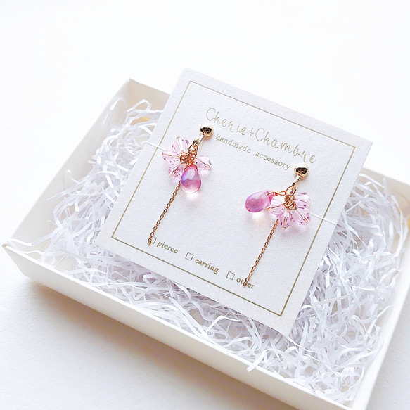 Sakura Color Pierce/Earring 5枚目の画像