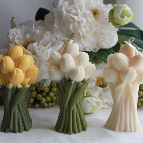 3月の大注目キャンドル】チューリップとユリのアートキャンドルが遂に