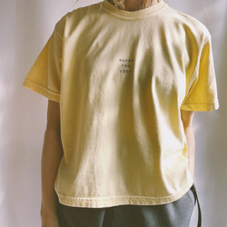 儘管如此，女士黃油色T卹，中號 第4張的照片